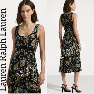 🆕⭐ Lauren Ralph Lauren Floral Midi Dress